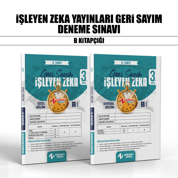 GERİ SAYIM İŞLEYEN 08.SINIF DNM KLB SY/SZ 3-B - 26